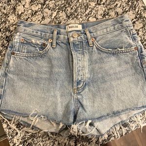 Agolde Denim Parker Cutoff Shorts